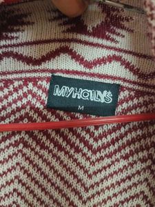 Stylish Patterned Open Cardigan