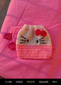 HELLO KITTY DRAWSTRING POUCH