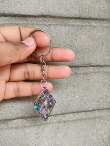 Seashell Resin Keychain