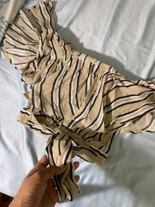 Beautiful Striped Crop Top