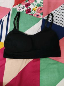 Black Wireless Bra And Panty