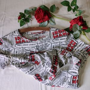 Only Marvel Edition T-shirt Cum Top With A Cut