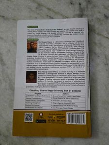 Quantitative Techniques Book