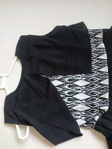 Black Party Wear One Piece Dress