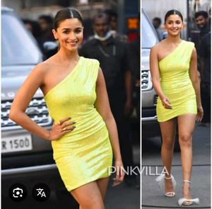 Neon One Shoulder Dress