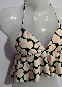 Chic Floral Bikini Top -