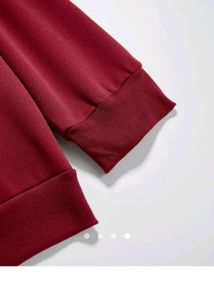 OVERSIZED SAVANA CHERRY RED SWEATSHIRT