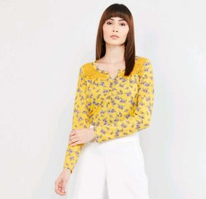 Max Yellow Floral Top