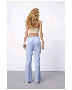 Zara Textured Straight Pant