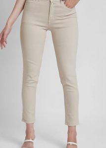 Beige Slim Fit Jeans