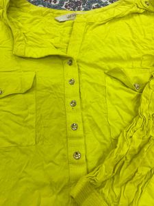 Yellow Tunic Top