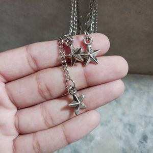 Long Hanging Star Earrings