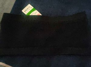 Black Bandeau Strapless Bra
