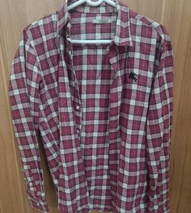 Burberry Plaid Long Sleeve Shirt