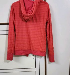Puma Coral Pink Reversible Sweatshirt
