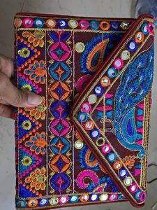 Beautiful Hand Clutch (Embroidery edition)