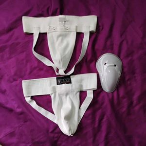 Old School White Jockstraps 2-in-1