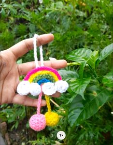 Combo Mini Pouch ❤️ With Rainbow Keychain