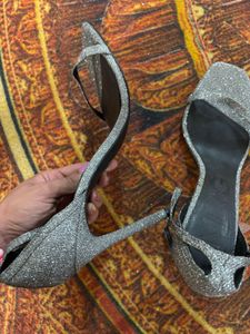 MANGO Glitter Heels