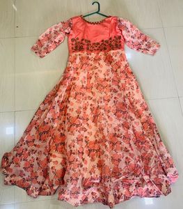 Floral Anarkali Gown
