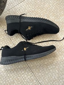 Sparx Black Sport Shoes