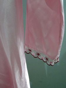 Pink Embroidered nighty