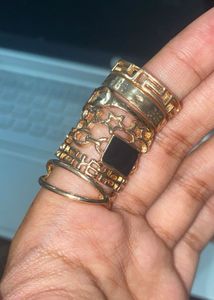 Gold Plated Rings Set Of 7