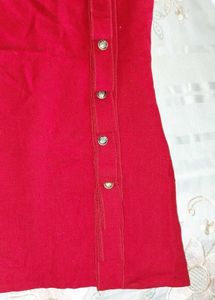 Mini Red Dress, Size Small