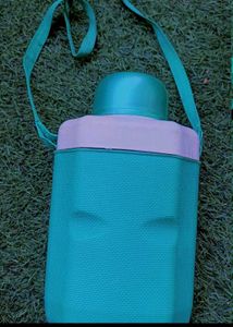 Retro Teal Water Bottle Carrier