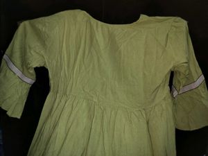 Olive Green Babydoll Dress
