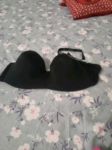 Black Strapless Bra