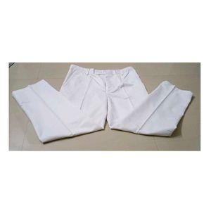 White Casual Pants