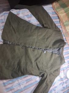 Vintage Olive Green Jacket / Coat (Unisex)