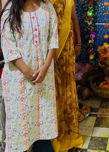 Floral Print Kurti