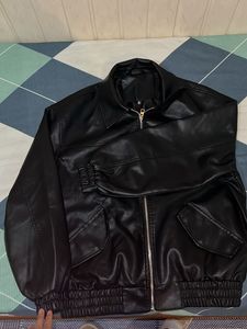 Faux Leather Jacket Size S