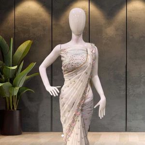 Elegant Embellished Saree