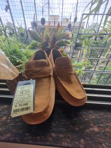 Brown Suede Loafers