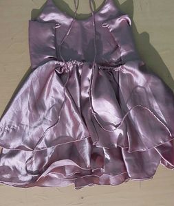 Short Satin Frock
