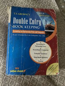 T.S. Grewal’s Double Entry Book Keeping (2015 Edit