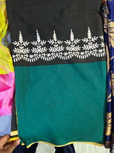 6 Combo Saree Satin Silk Soft