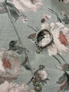 Pendant And Bracelet Set