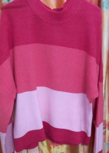 HERE&amp;NOW Pink Knit Top