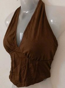 HALTER NECK CORSET TOP