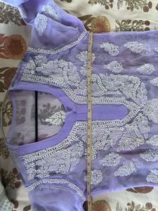 Unused Chikankari Kurti With Inner