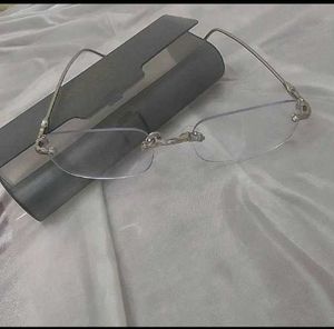 savana silver Rimless Glasses