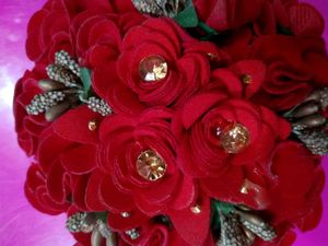 Women Beautiful Flower Juda Hair Bun