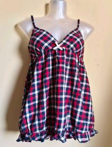 🎁Buy 2 Get 1 Free🎁 Plaid Cami Top Size S/M