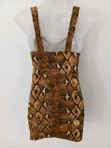 ZARA SNACK PRINT BODYCON DRESS