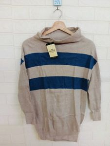 Striped Turtleneck Sweater