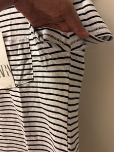 New One Zara Black N White Beautiful Tshirt